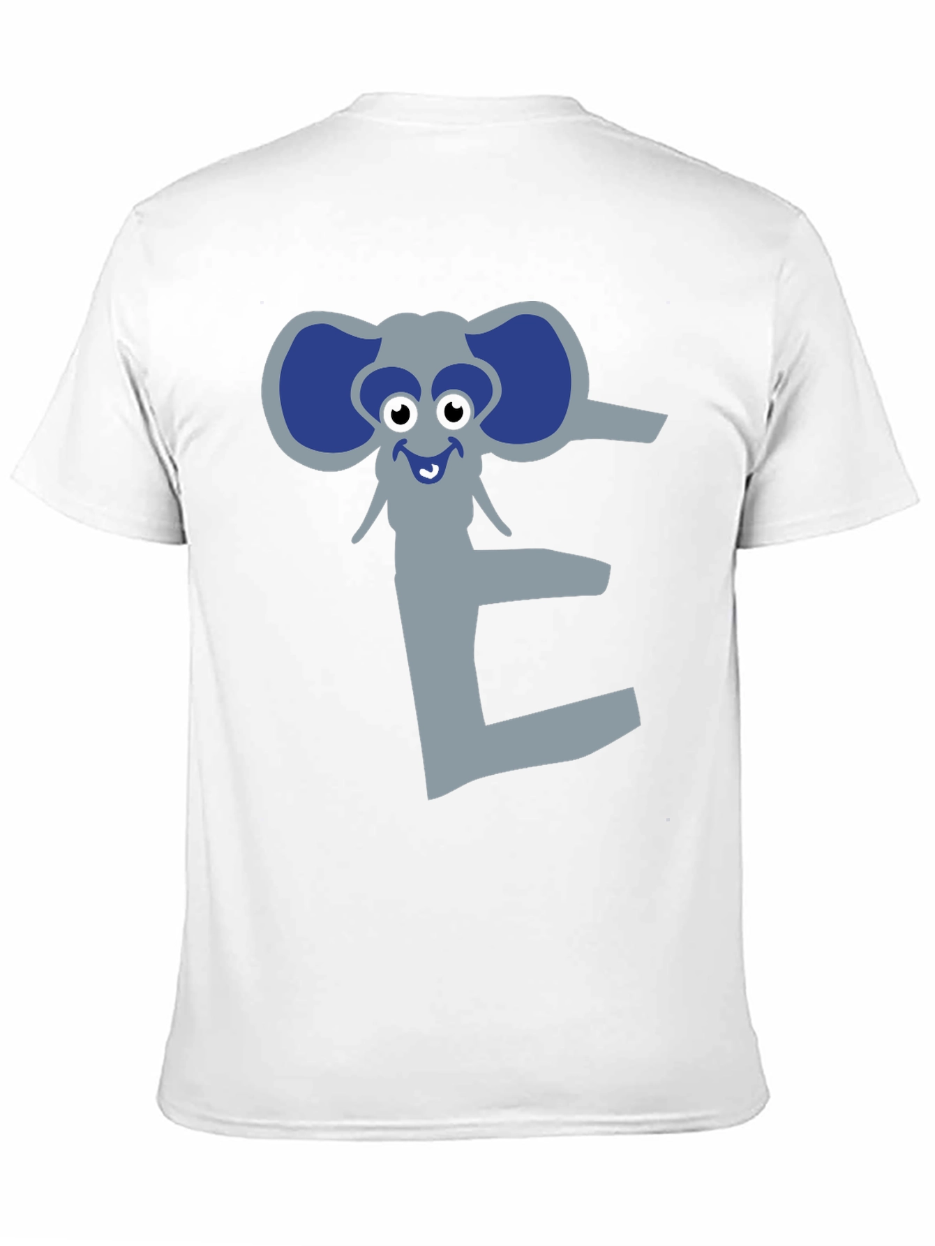 Elephant Letter E Graphic Print Tee