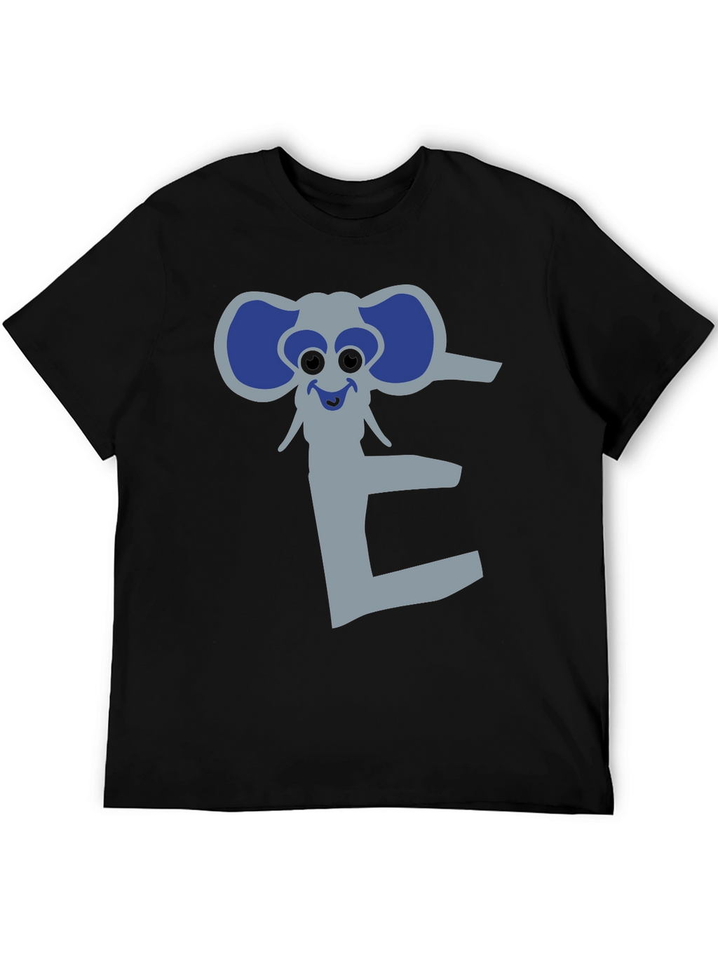 Elephant Letter E Graphic Print Tee