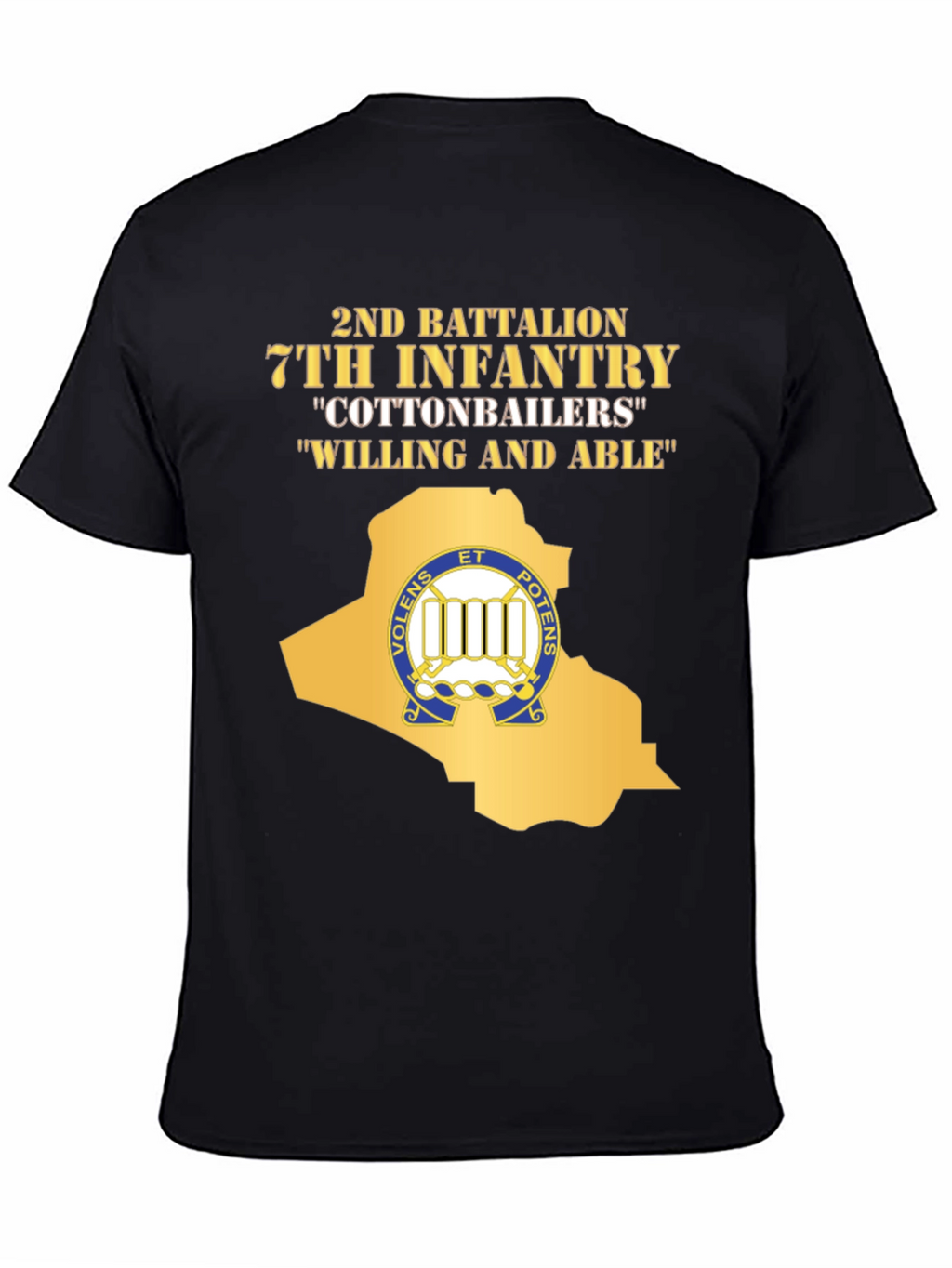 2nd Battalion 7th Infantry “Cottonbailers” T-Shirt