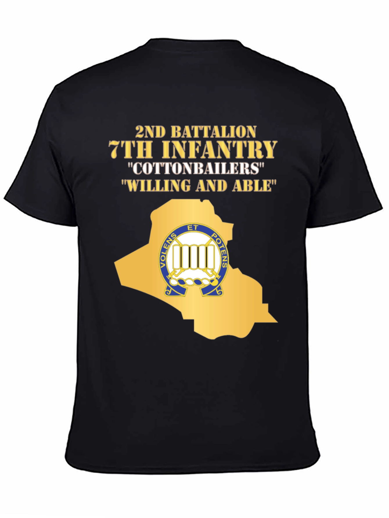 2nd Battalion 7th Infantry “Cottonbailers” T-Shirt