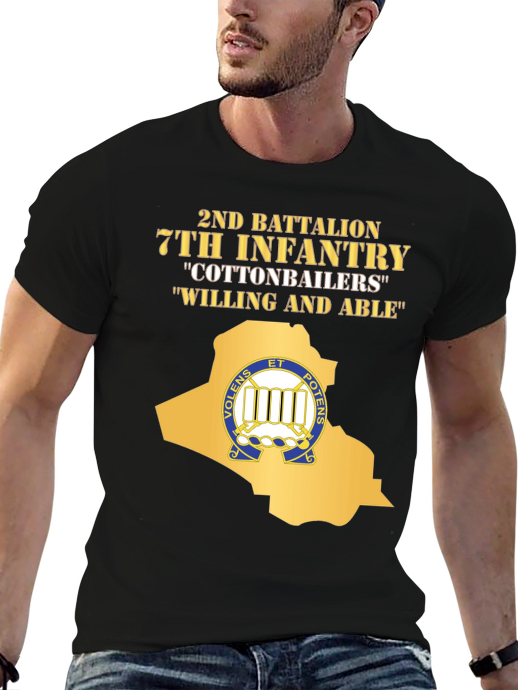 2nd Battalion 7th Infantry “Cottonbailers” T-Shirt