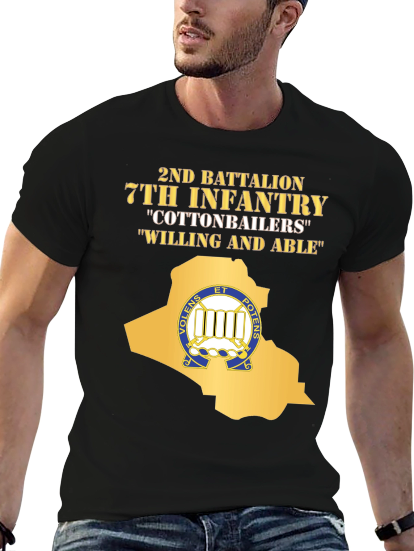 2nd Battalion 7th Infantry “Cottonbailers” T-Shirt