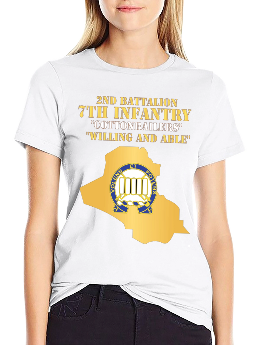 2nd Battalion 7th Infantry “Cottonbailers” T-Shirt