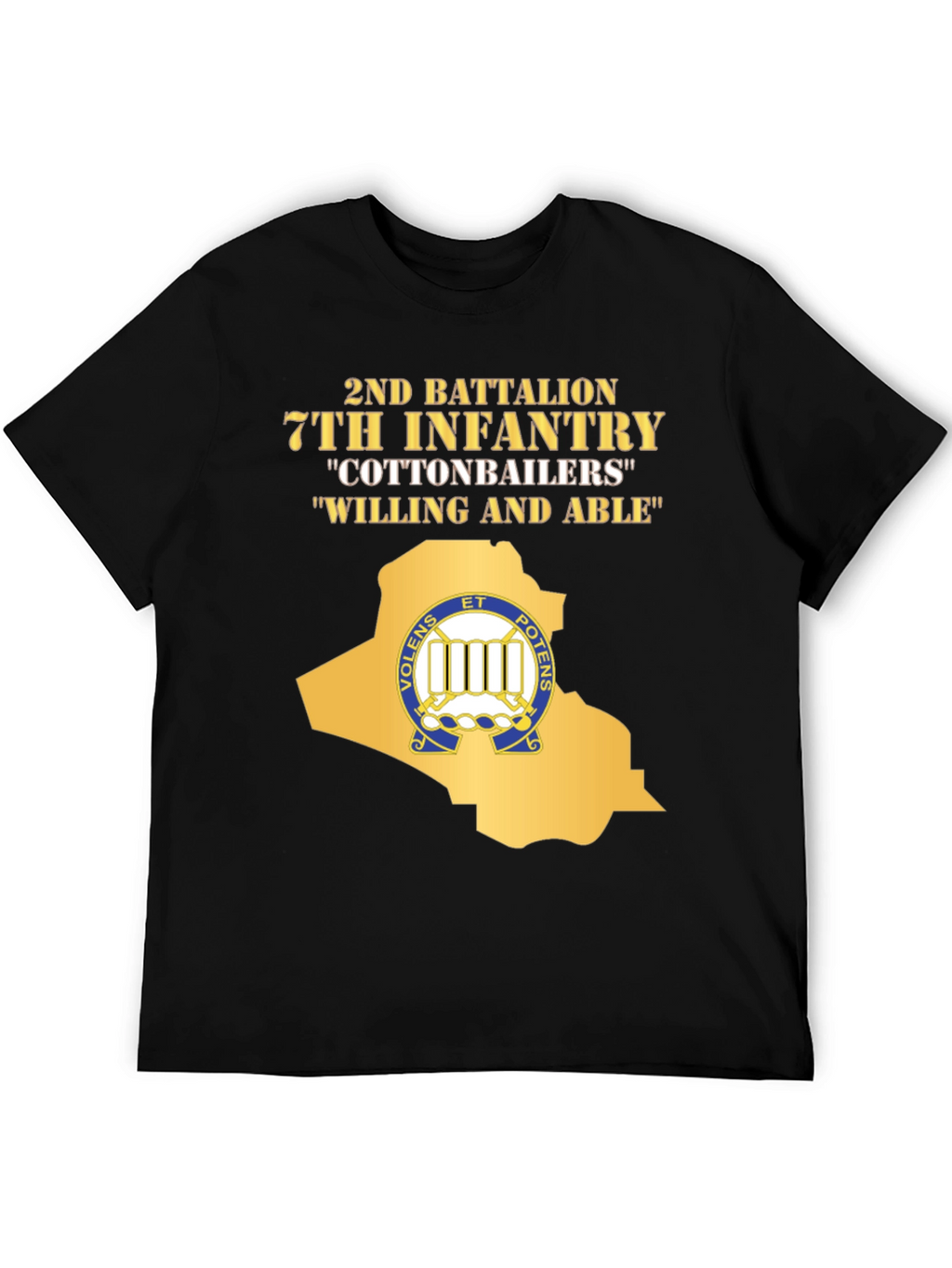 2nd Battalion 7th Infantry “Cottonbailers” T-Shirt