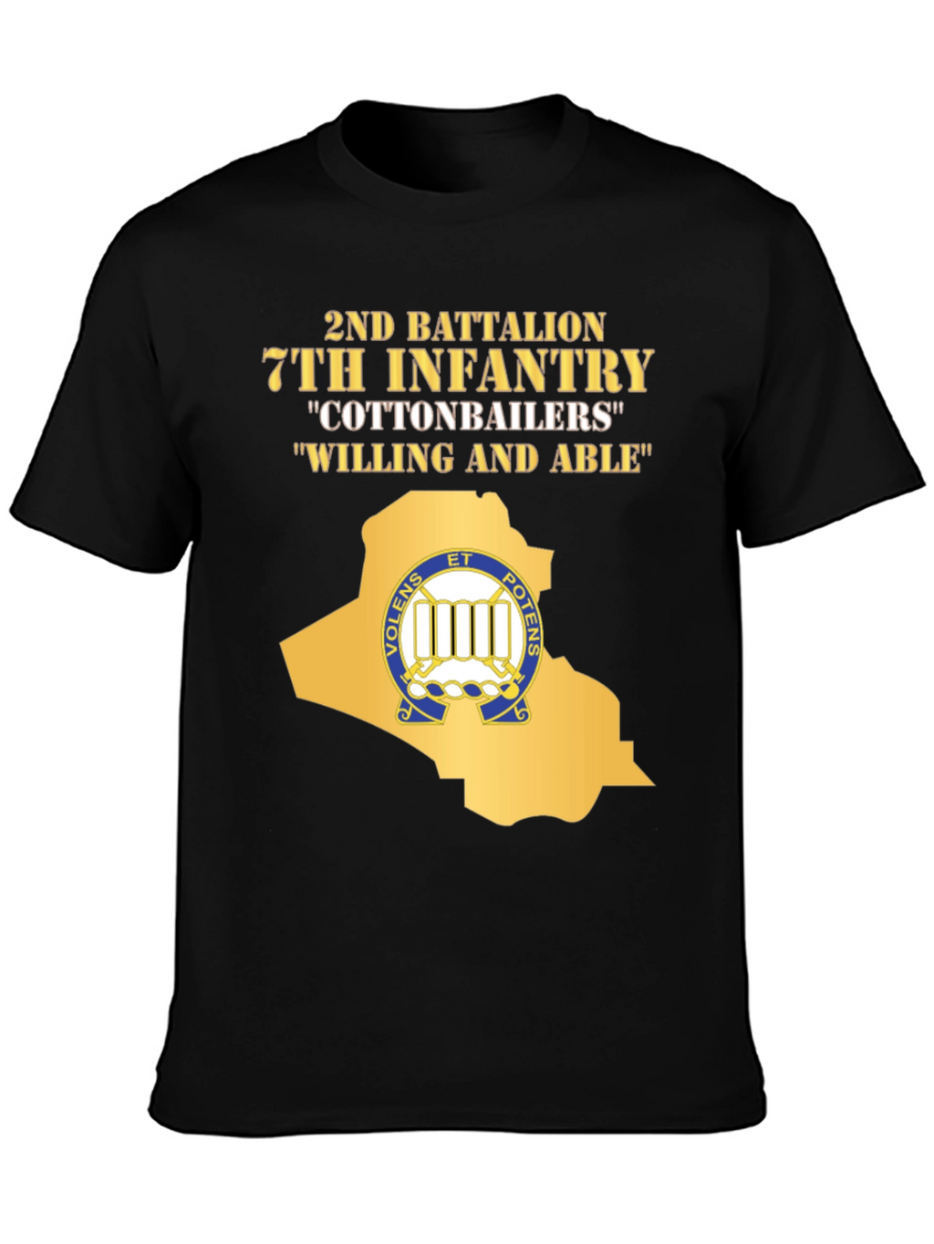 2nd Battalion 7th Infantry “Cottonbailers” T-Shirt