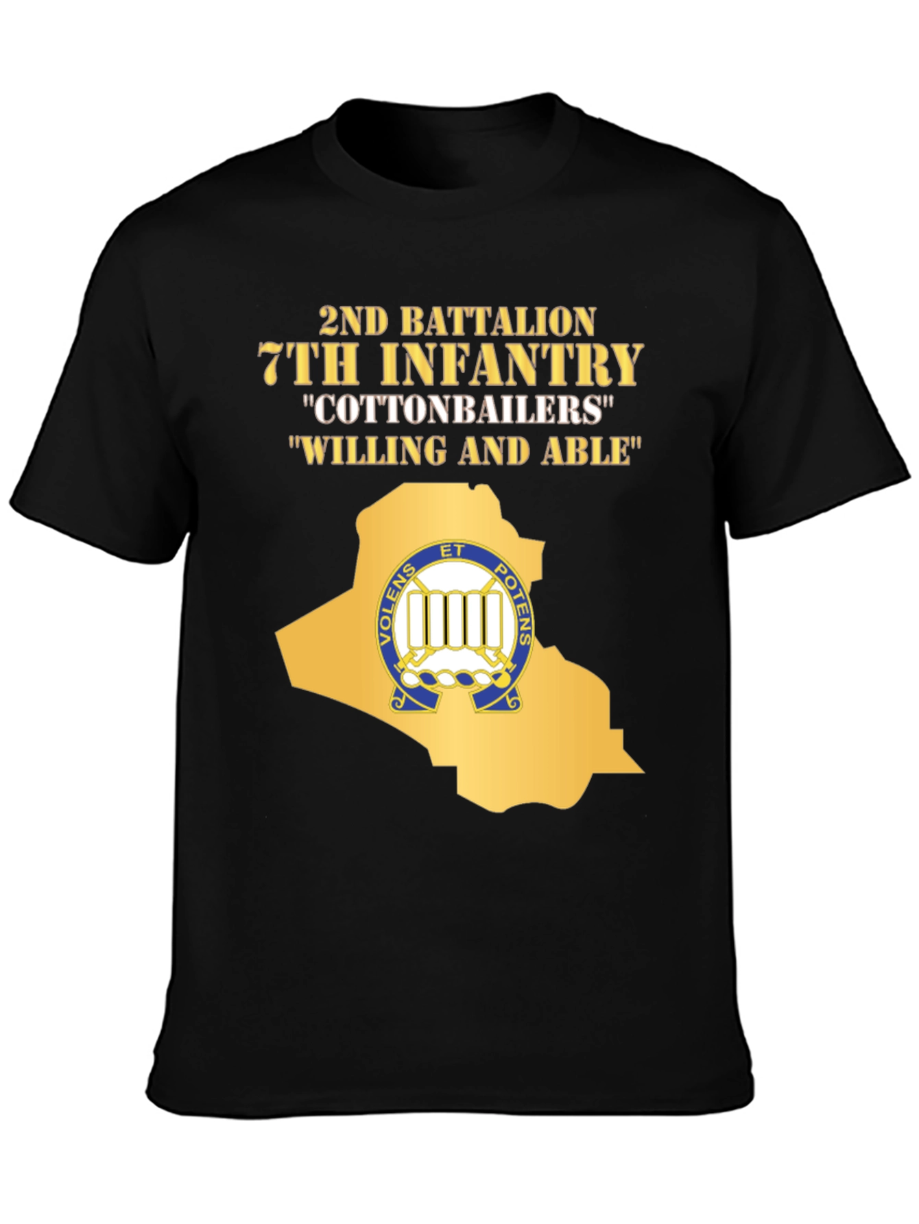 2nd Battalion 7th Infantry “Cottonbailers” T-Shirt