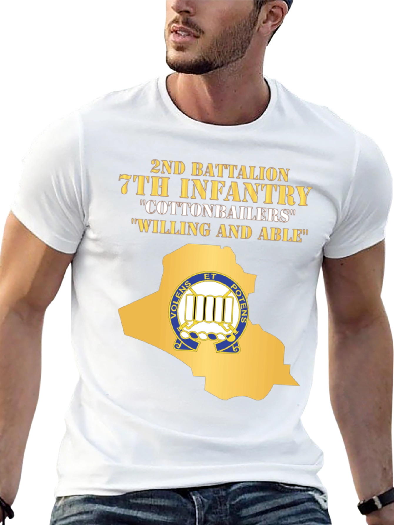 2nd Battalion 7th Infantry “Cottonbailers” T-Shirt