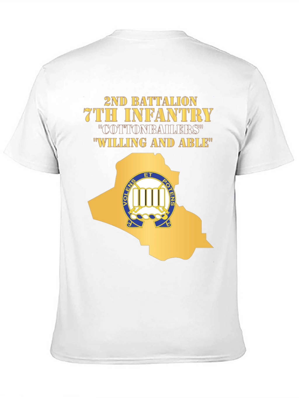 2nd Battalion 7th Infantry “Cottonbailers” T-Shirt