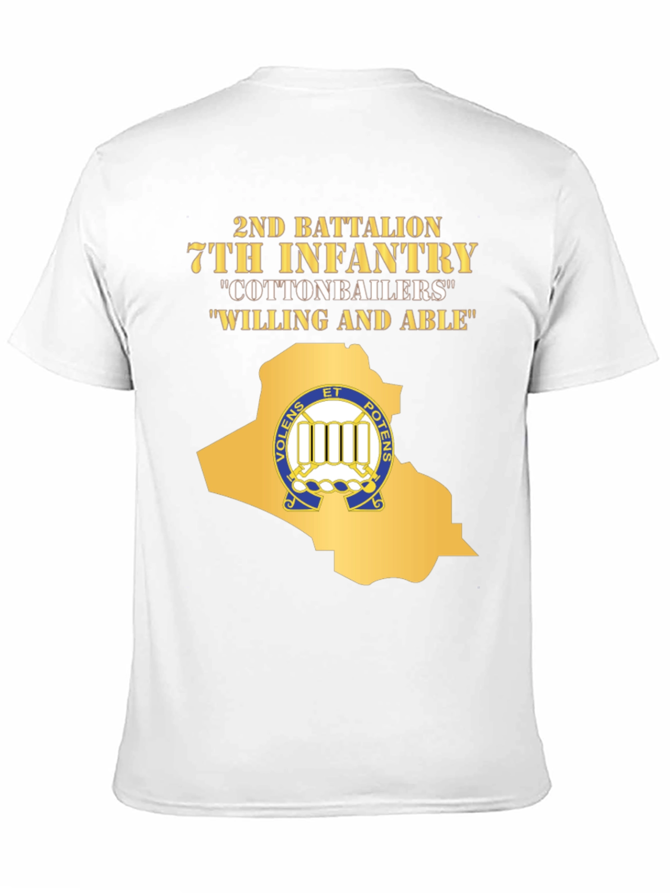 2nd Battalion 7th Infantry “Cottonbailers” T-Shirt