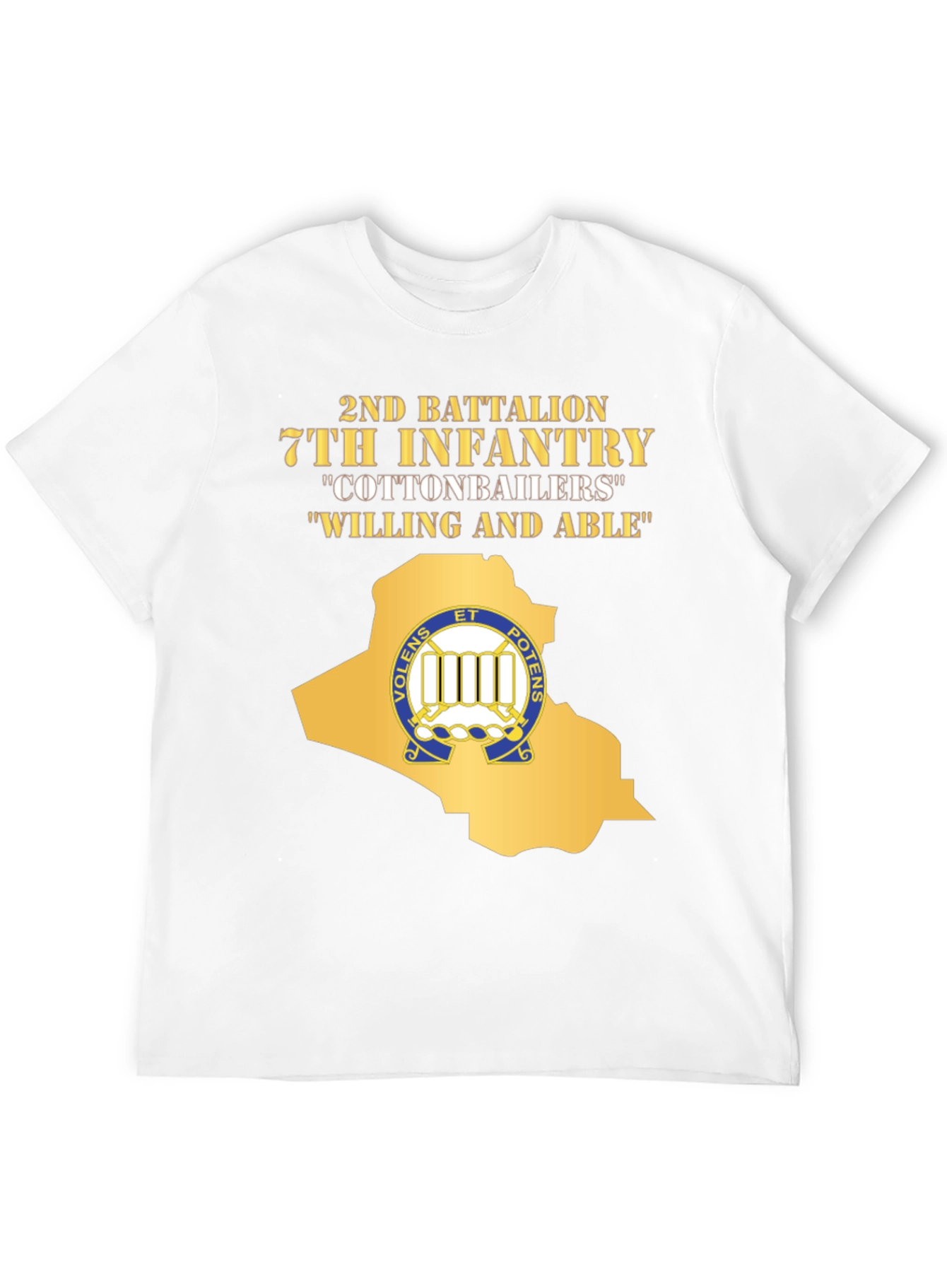 2nd Battalion 7th Infantry “Cottonbailers” T-Shirt