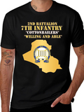 2nd Battalion 7th Infantry “Cottonbailers” T-Shirt