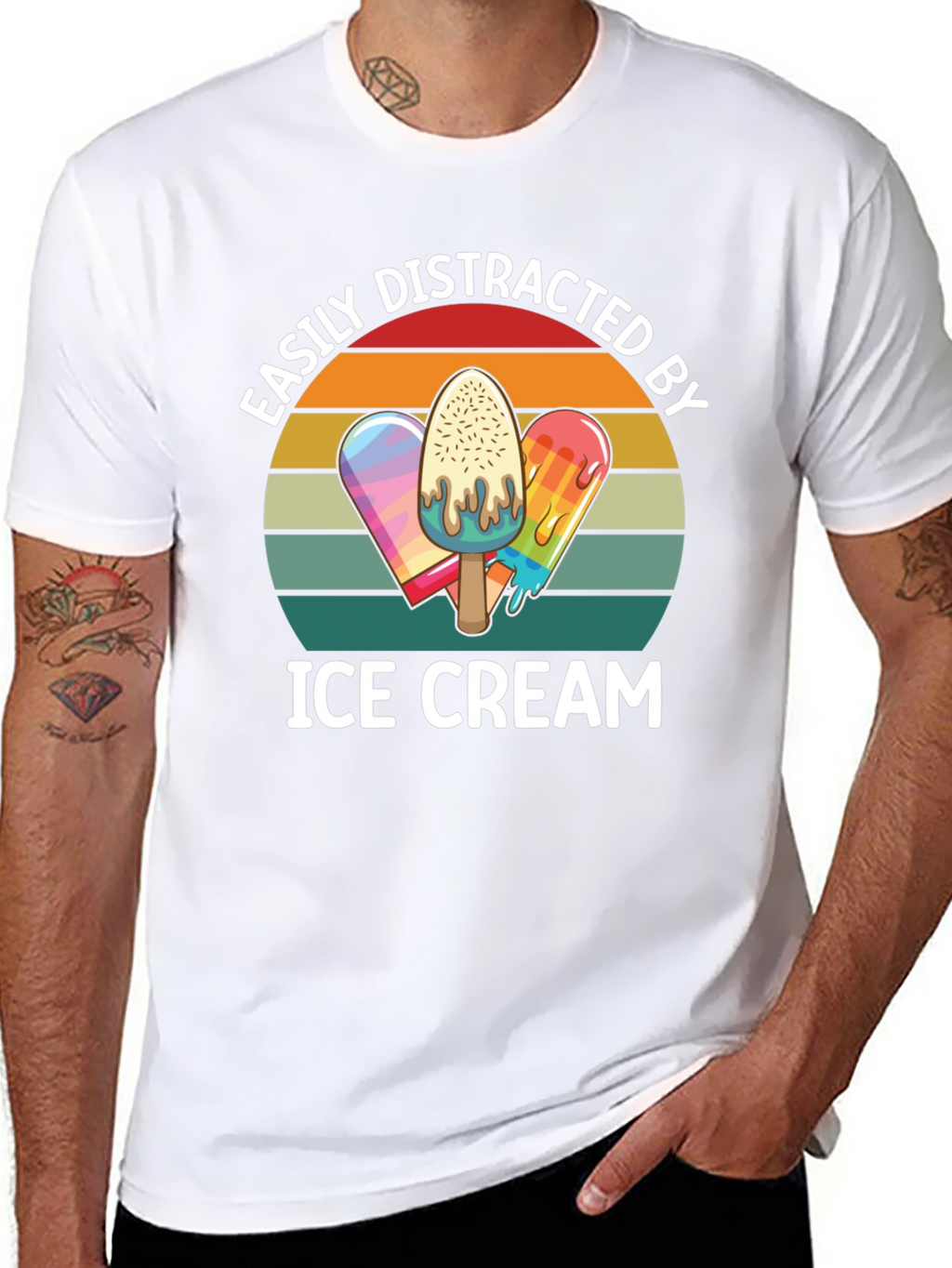 Easily Distracted By Ice Cream T-Shirt
