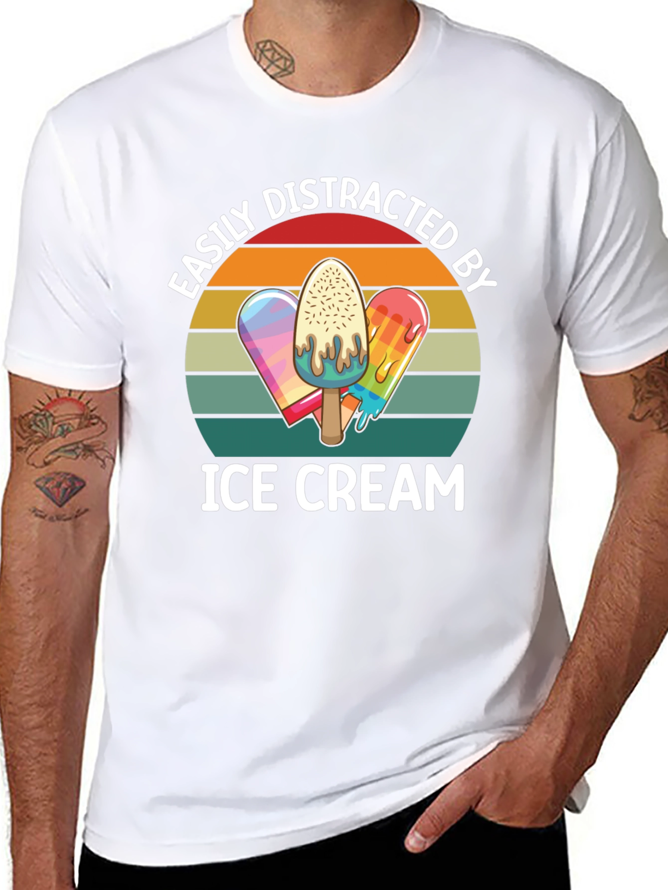 Easily Distracted By Ice Cream T-Shirt