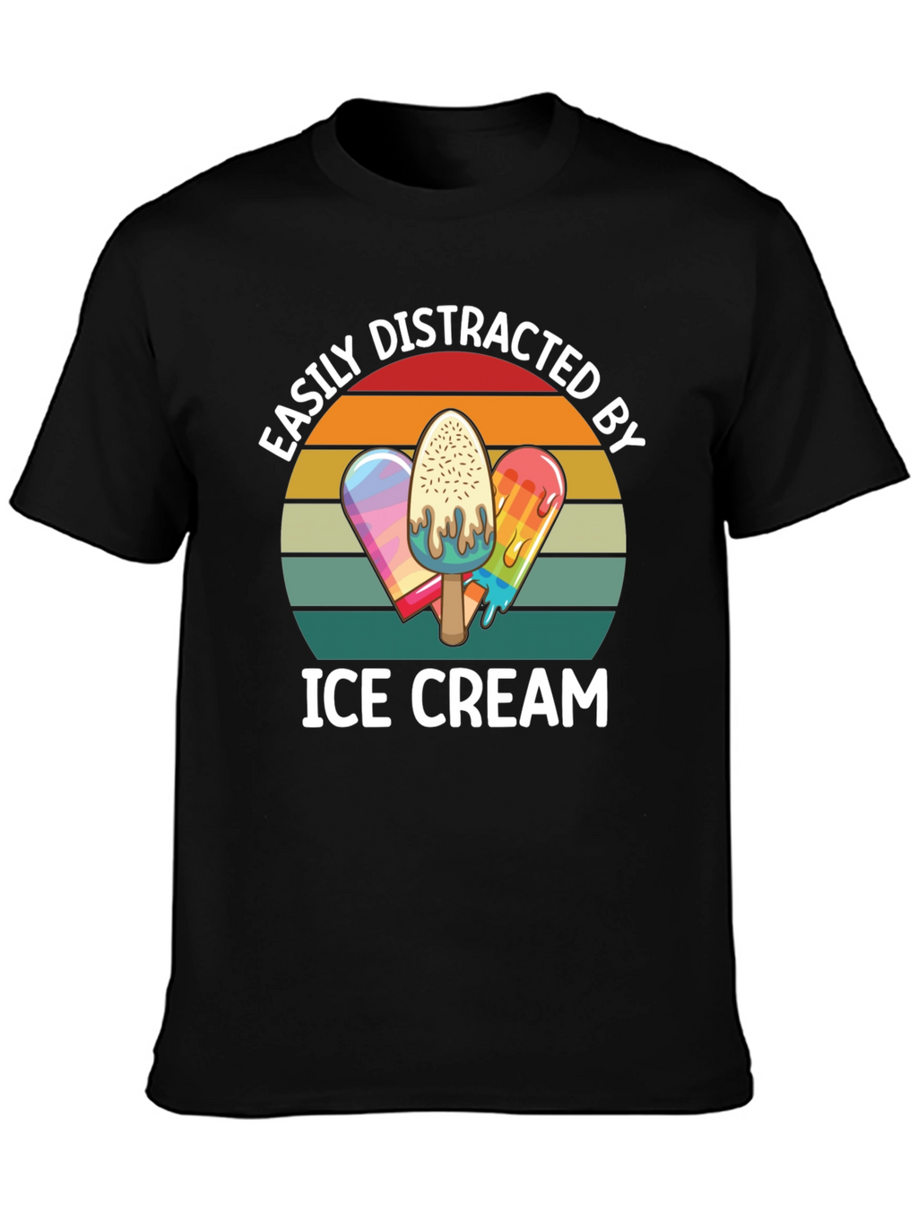 Easily Distracted By Ice Cream T-Shirt