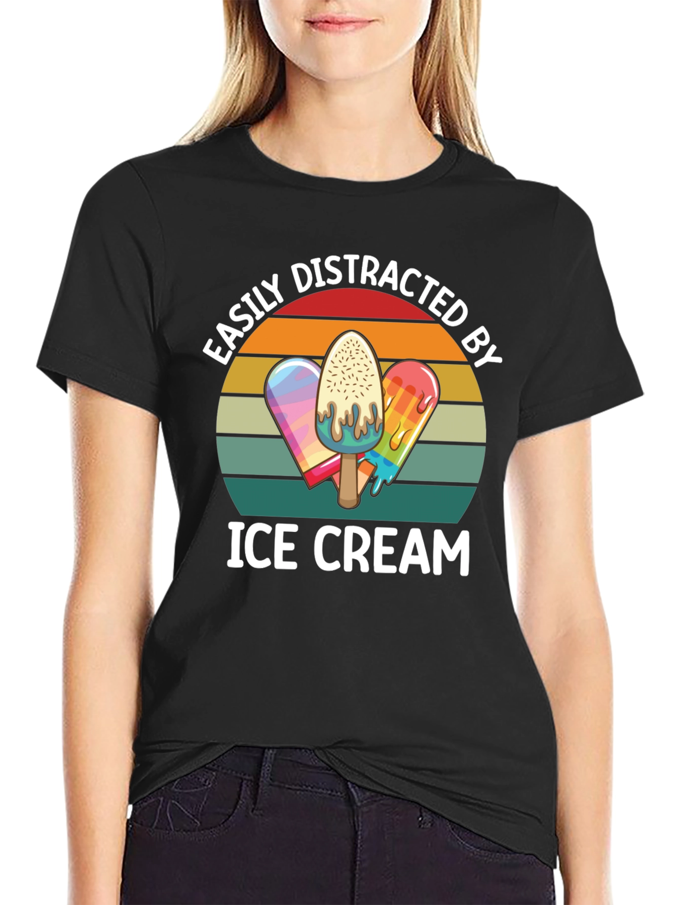 Easily Distracted By Ice Cream T-Shirt