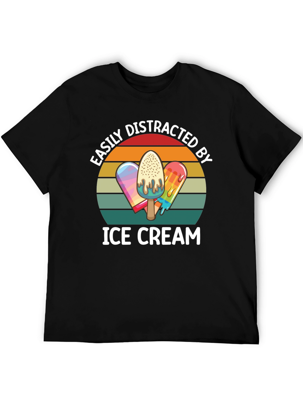 Easily Distracted By Ice Cream T-Shirt
