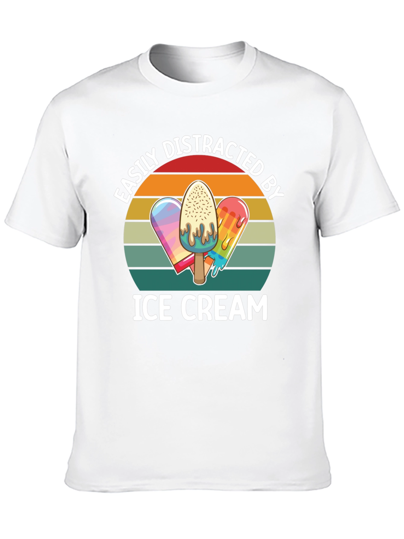 Easily Distracted By Ice Cream T-Shirt