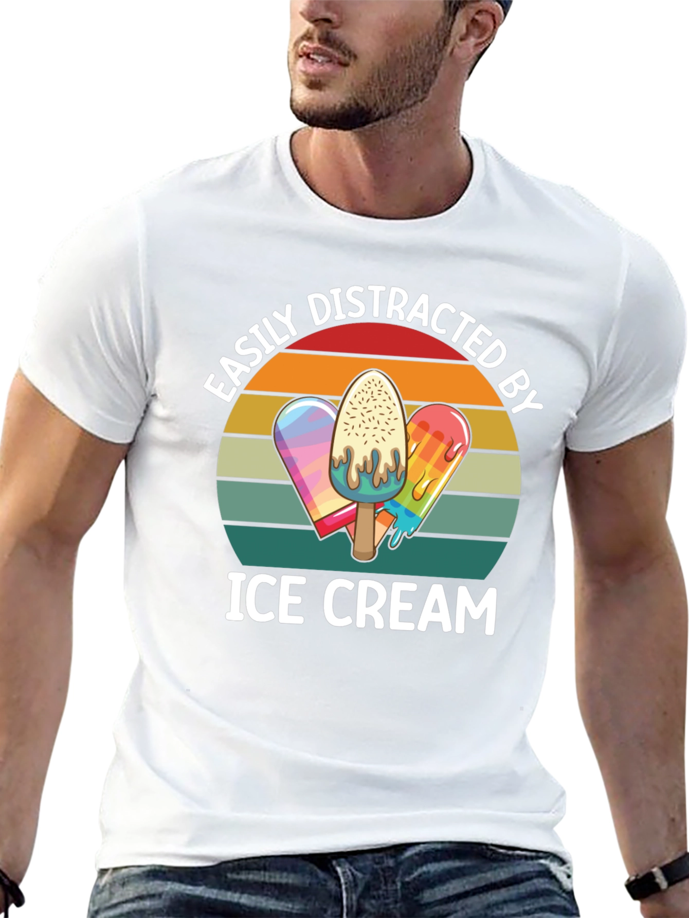 Easily Distracted By Ice Cream T-Shirt