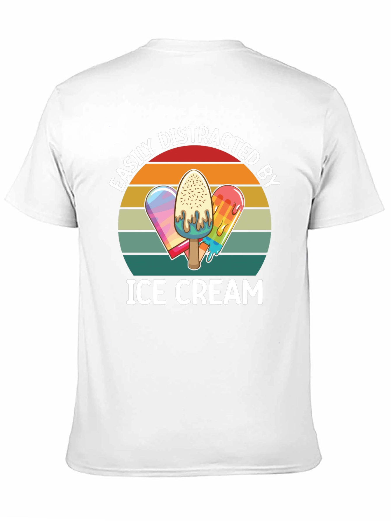 Easily Distracted By Ice Cream T-Shirt