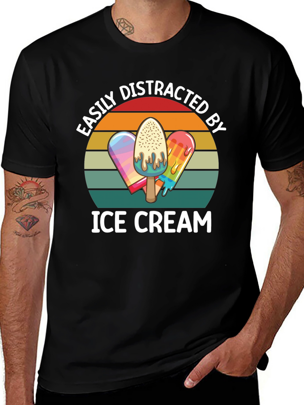Easily Distracted By Ice Cream T-Shirt