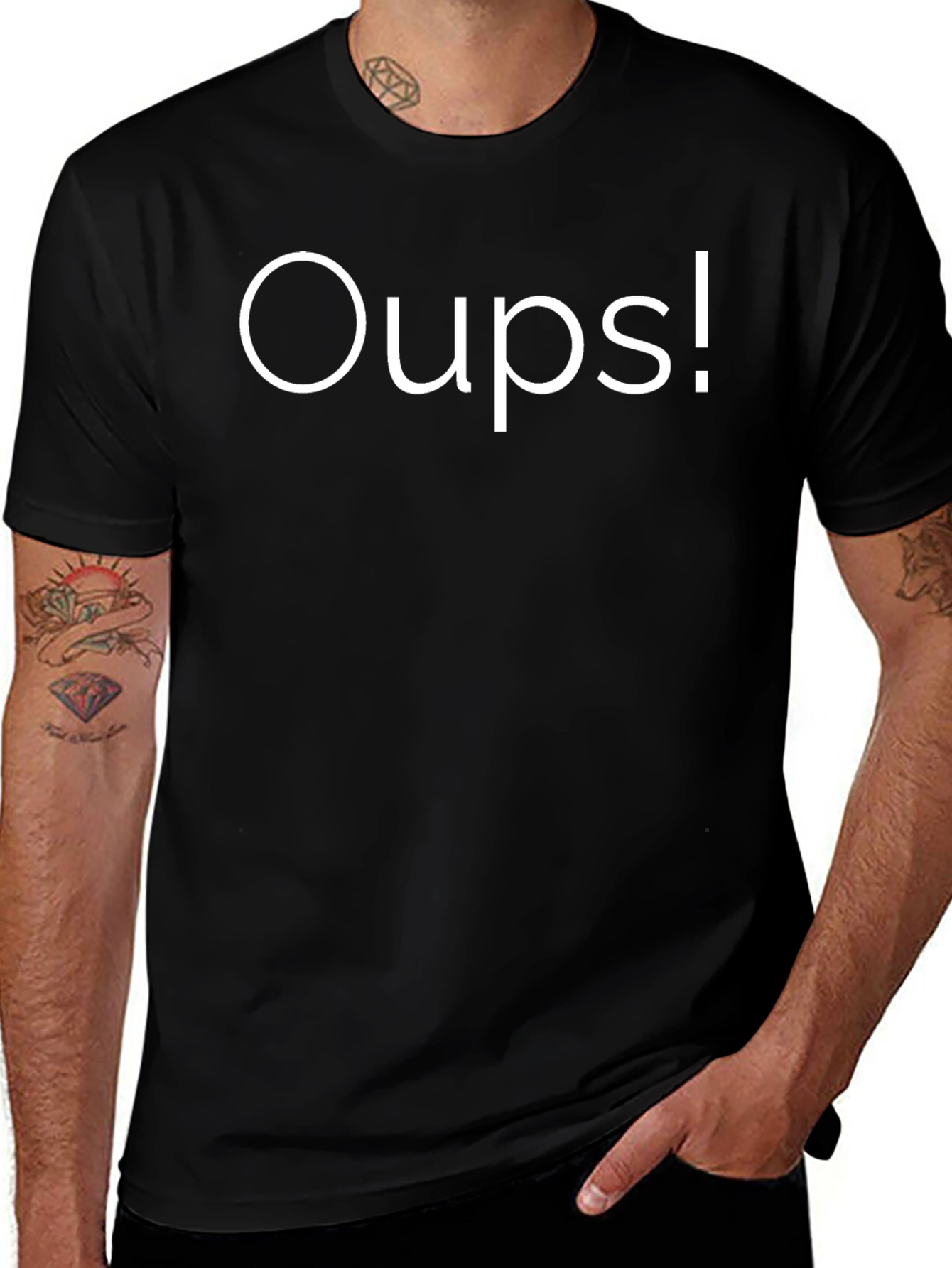 Oops! Graphic T-Shirt - Casual Style