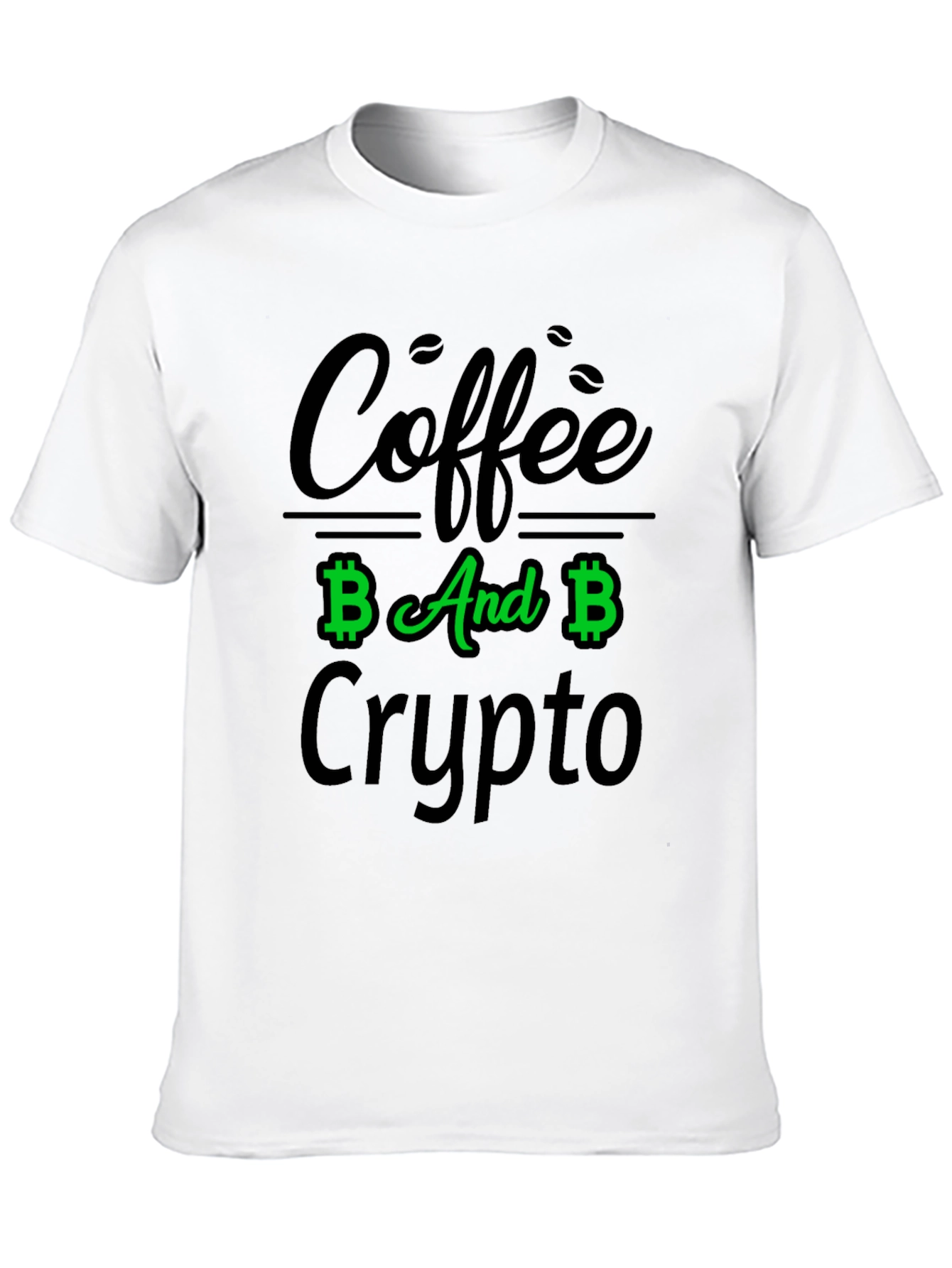 Coffee And Crypto Black T-Shirt