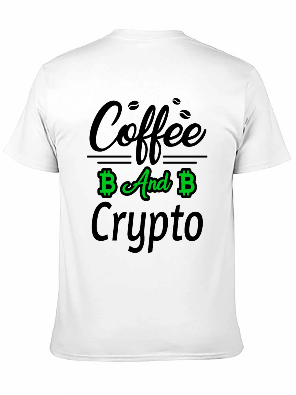Coffee And Crypto Black T-Shirt
