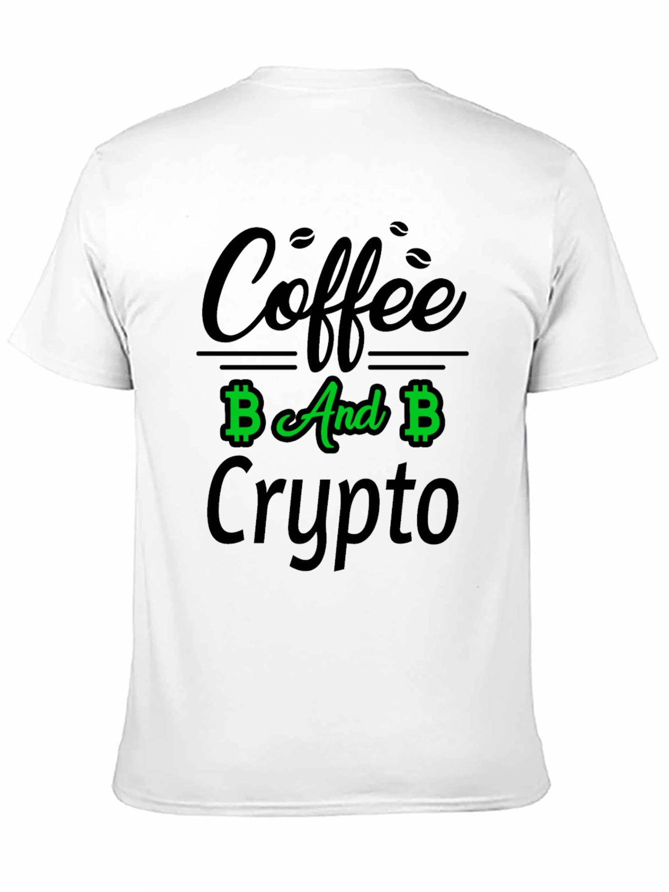 Coffee And Crypto Black T-Shirt