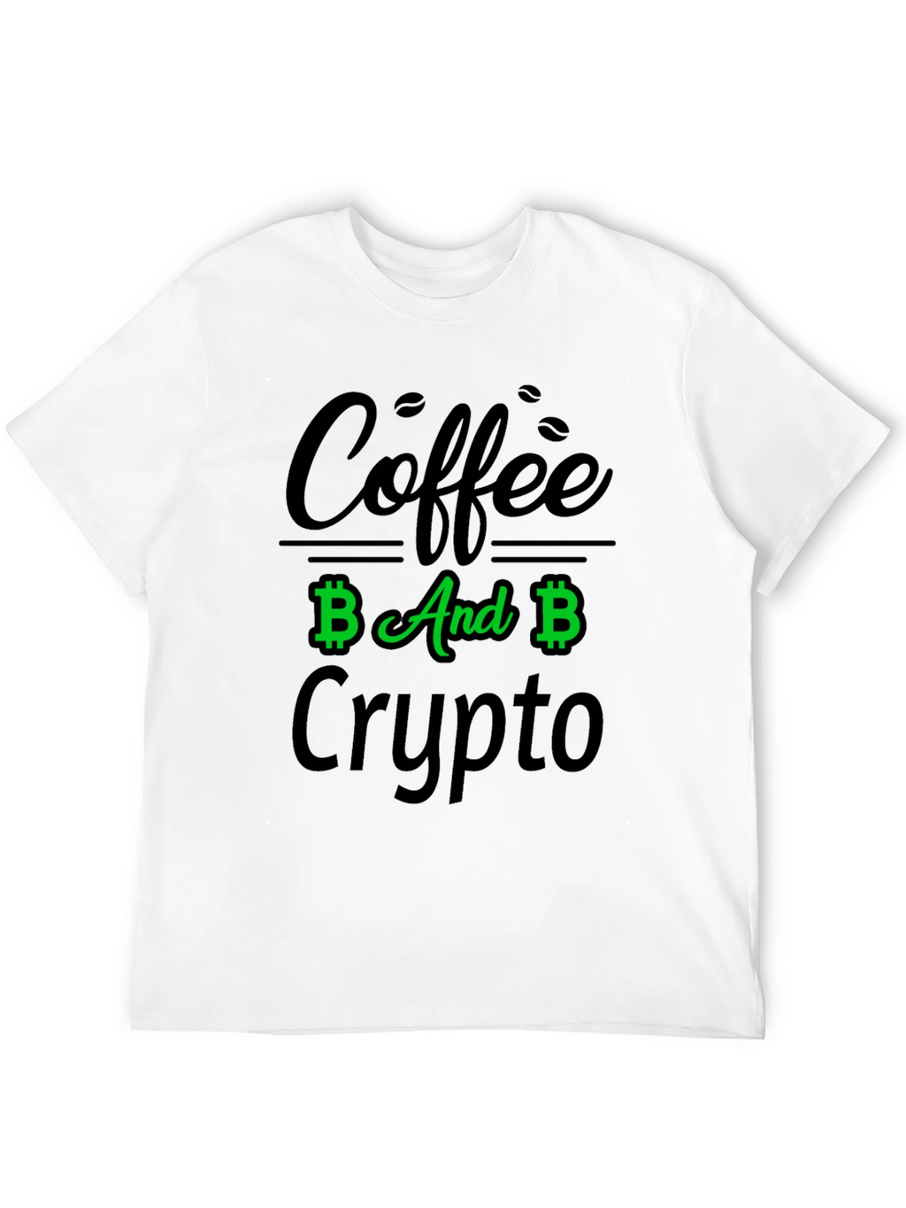 Coffee And Crypto Black T-Shirt