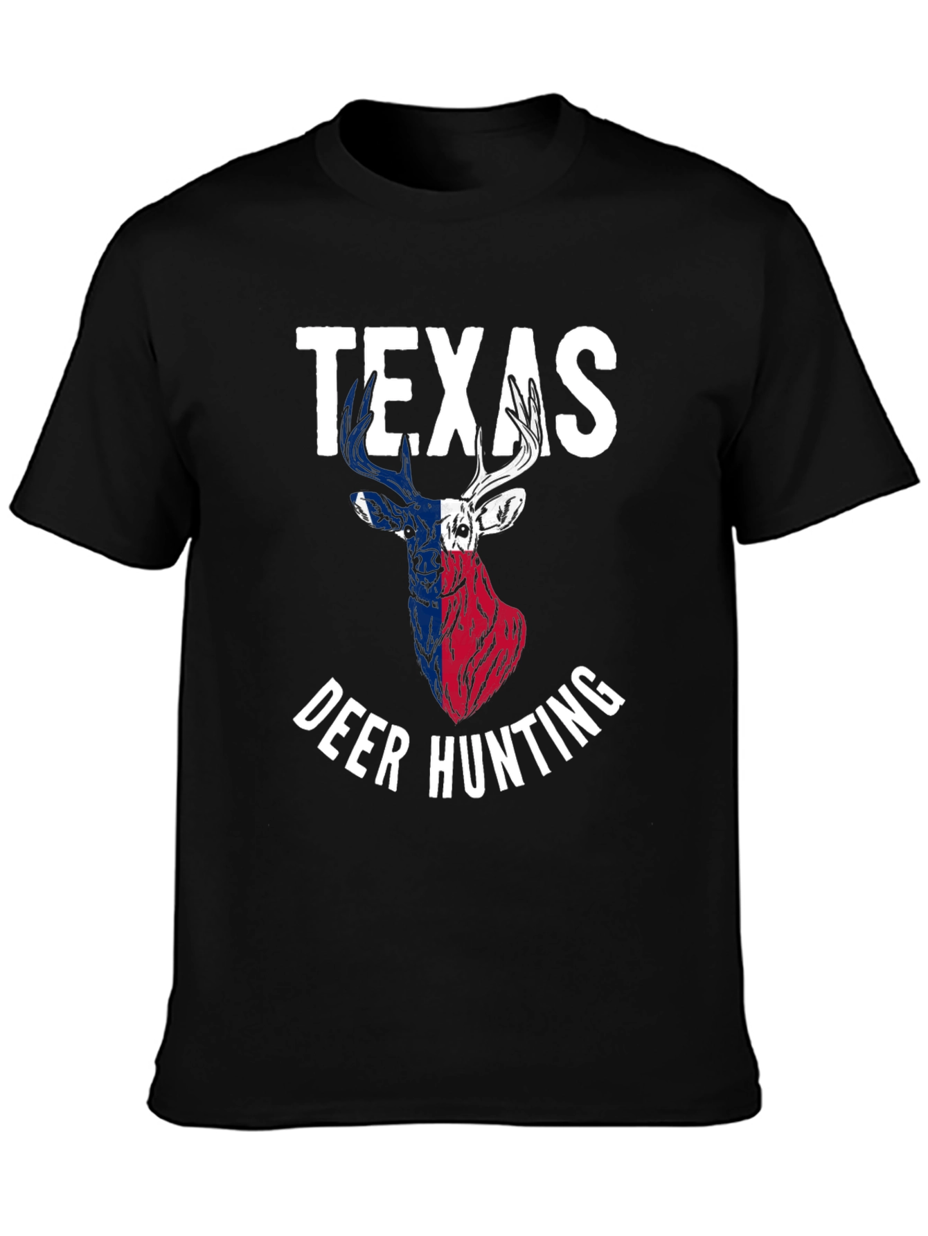 Texas Deer Hunting Graphic T-Shirt