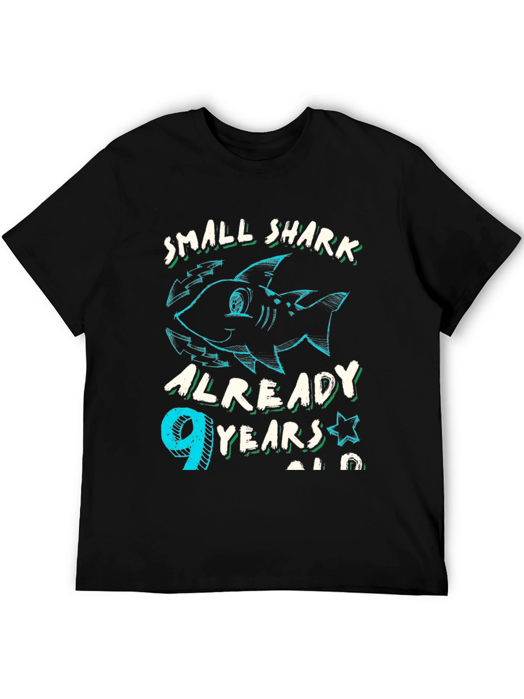 Small Shark 9th Birthday T-Shirt