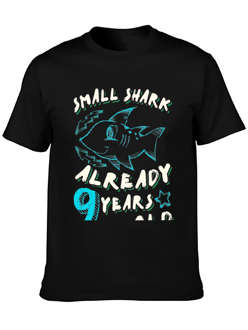 Small Shark 9th Birthday T-Shirt