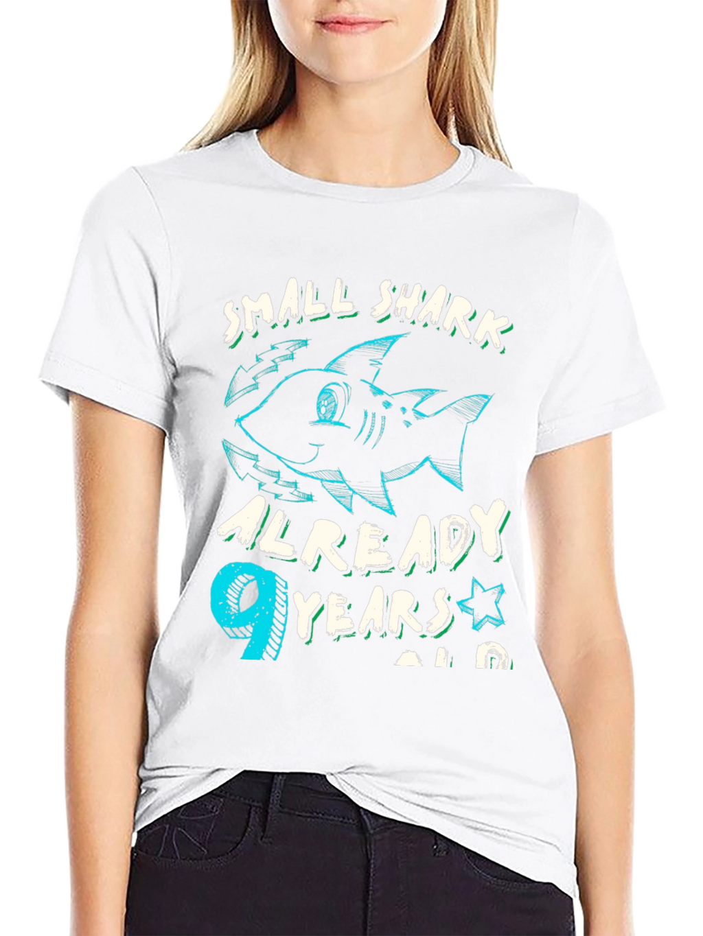 Small Shark 9th Birthday T-Shirt