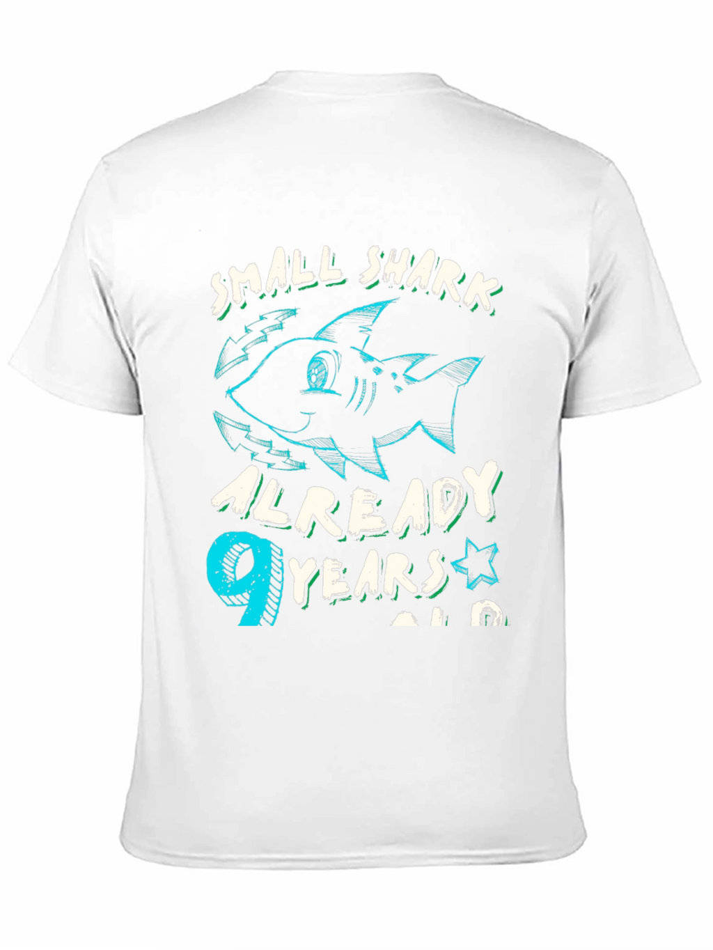Small Shark 9th Birthday T-Shirt