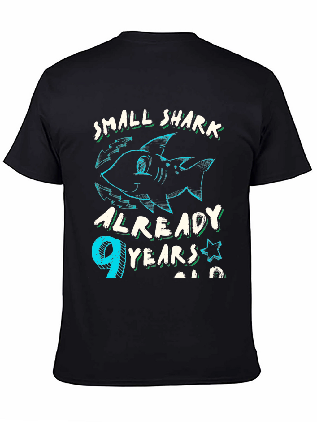 Small Shark 9th Birthday T-Shirt