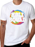 Holi Squad T-Shirt - Rainbow Splatter Design