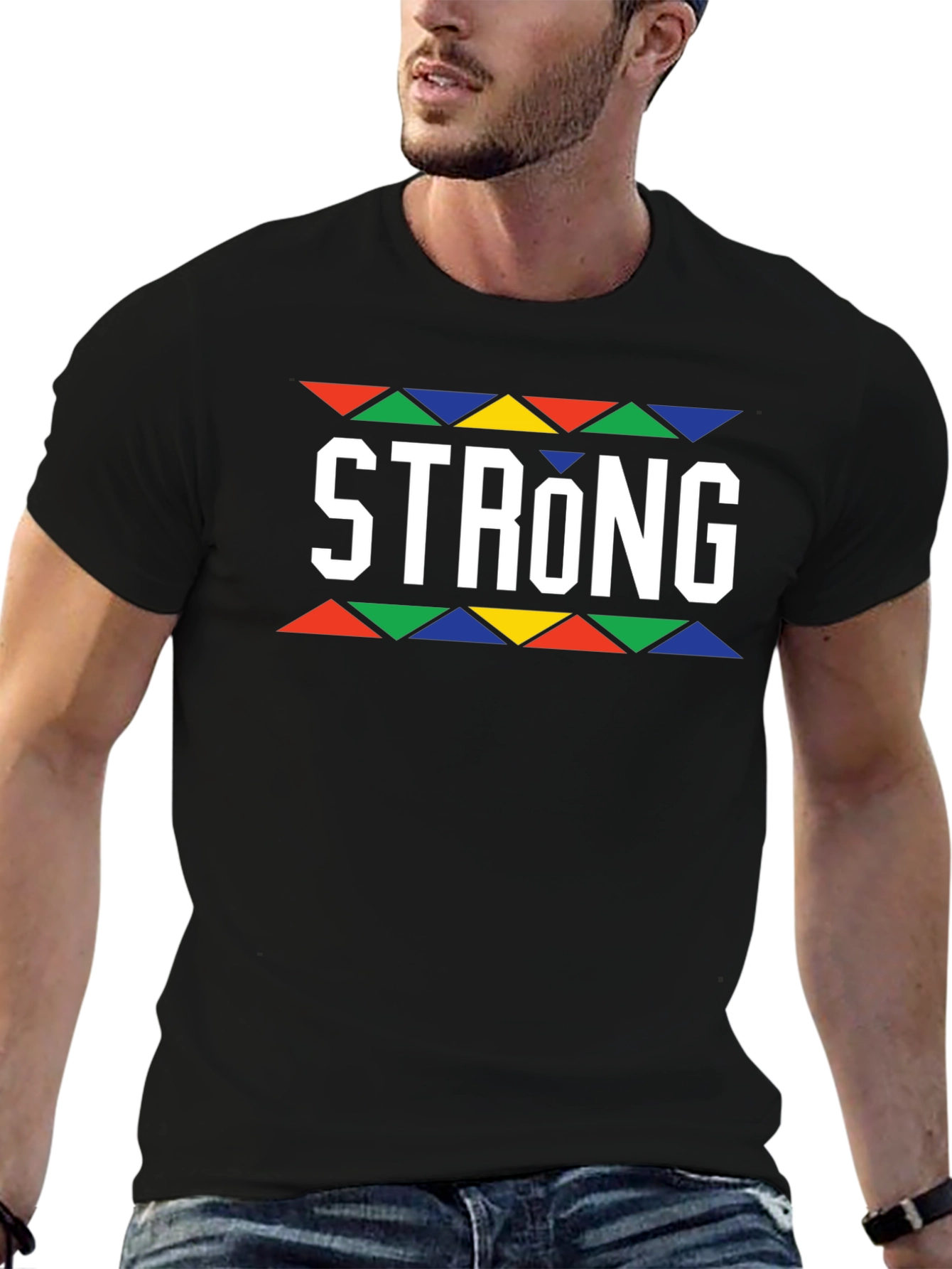 Strong Graphic Tee - Black Pride Shirt