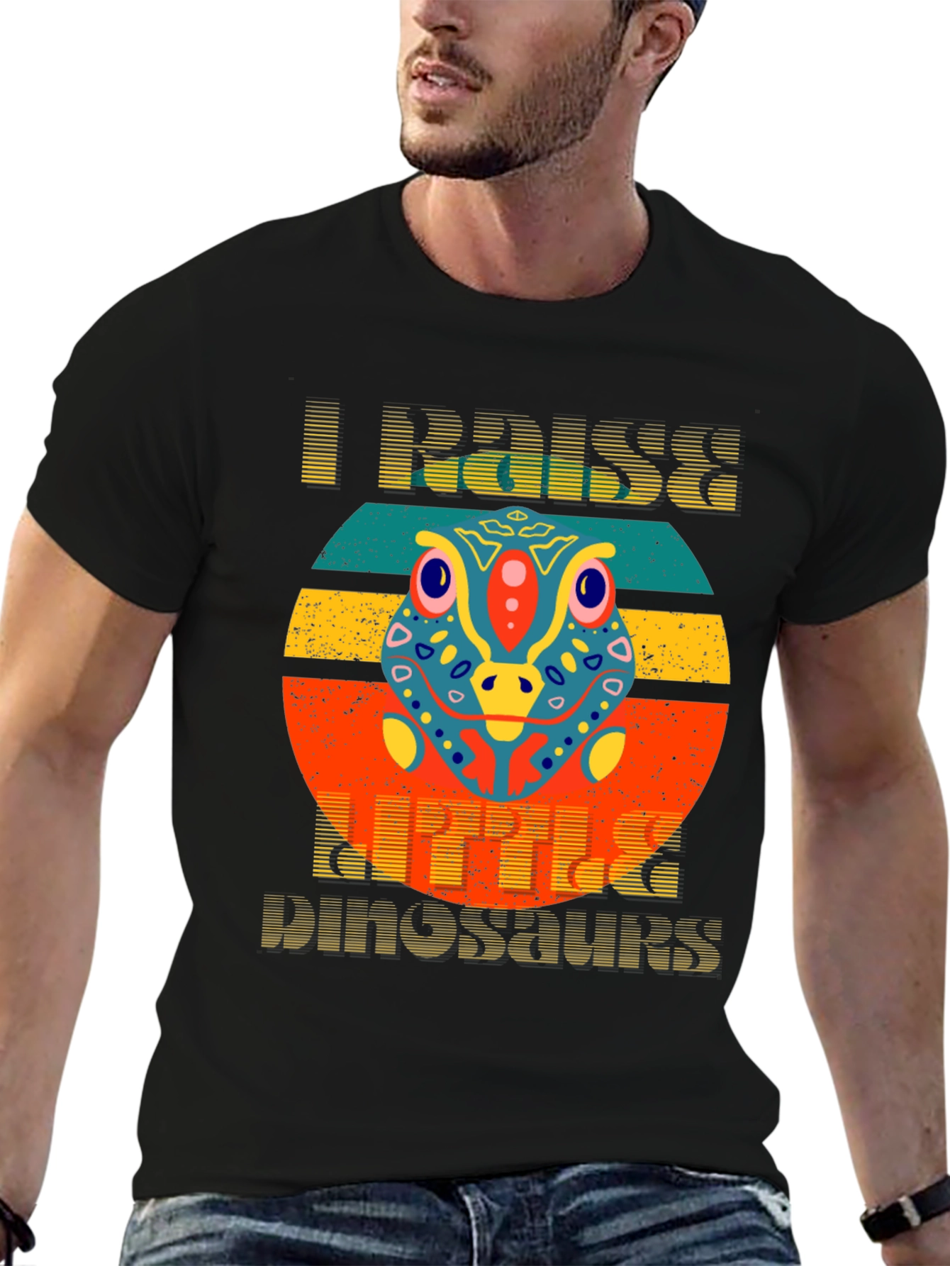 I Raise Little Dinosaurs Graphic T-Shirt