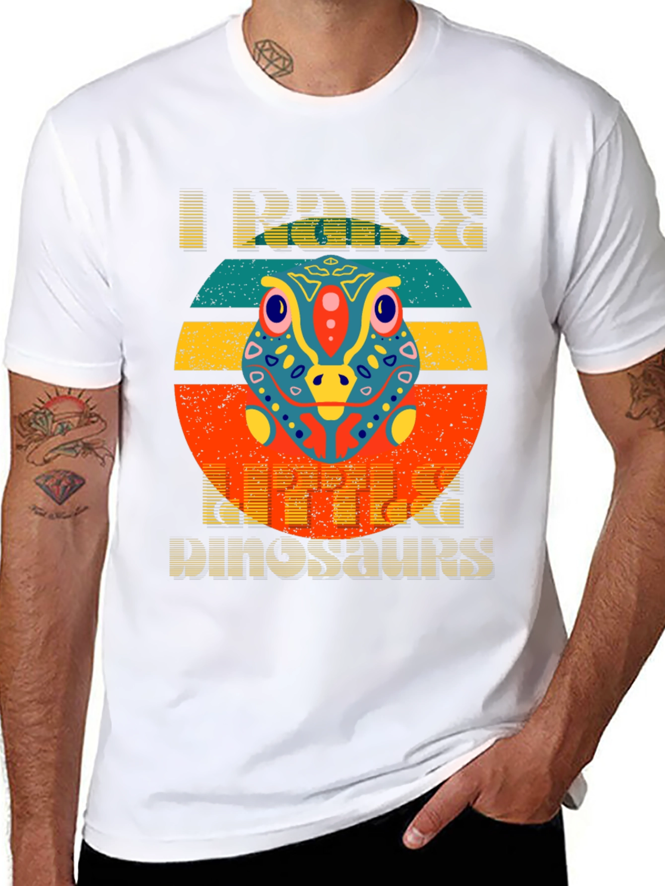I Raise Little Dinosaurs Graphic T-Shirt