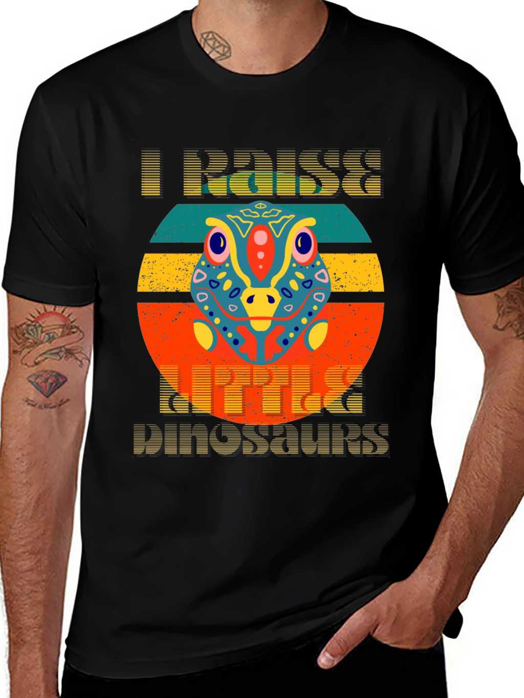 I Raise Little Dinosaurs Graphic T-Shirt