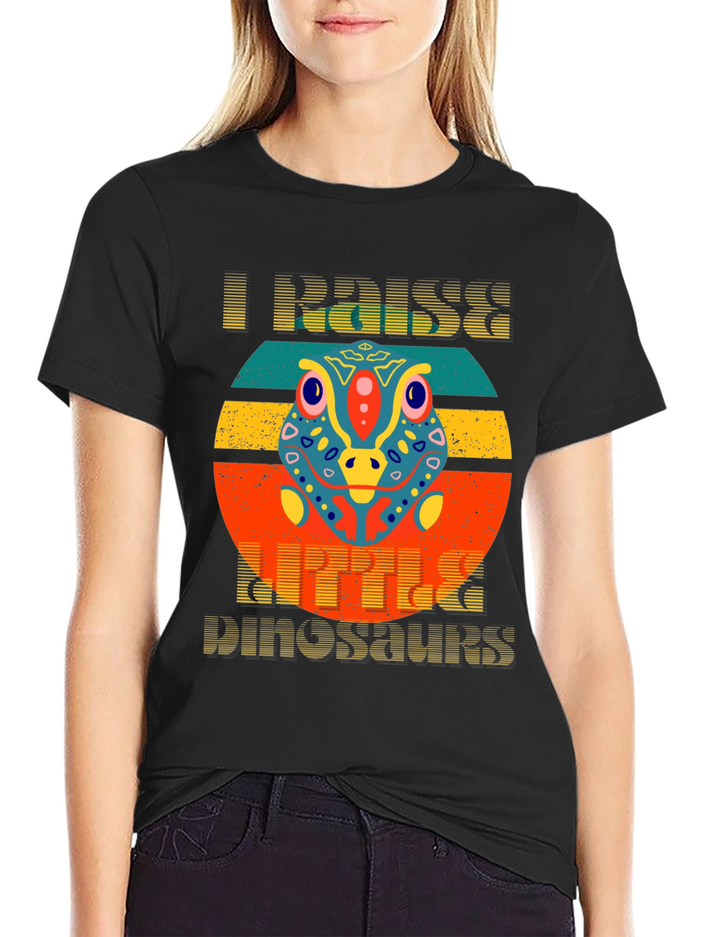 I Raise Little Dinosaurs Graphic T-Shirt