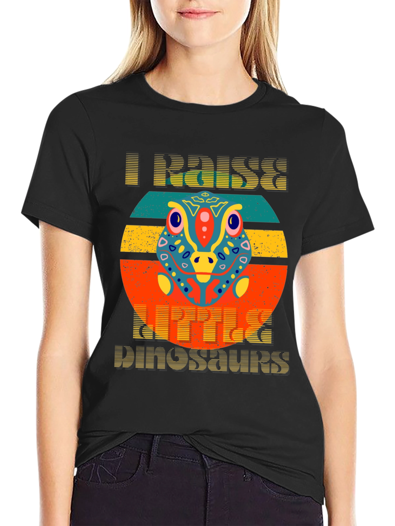 I Raise Little Dinosaurs Graphic T-Shirt