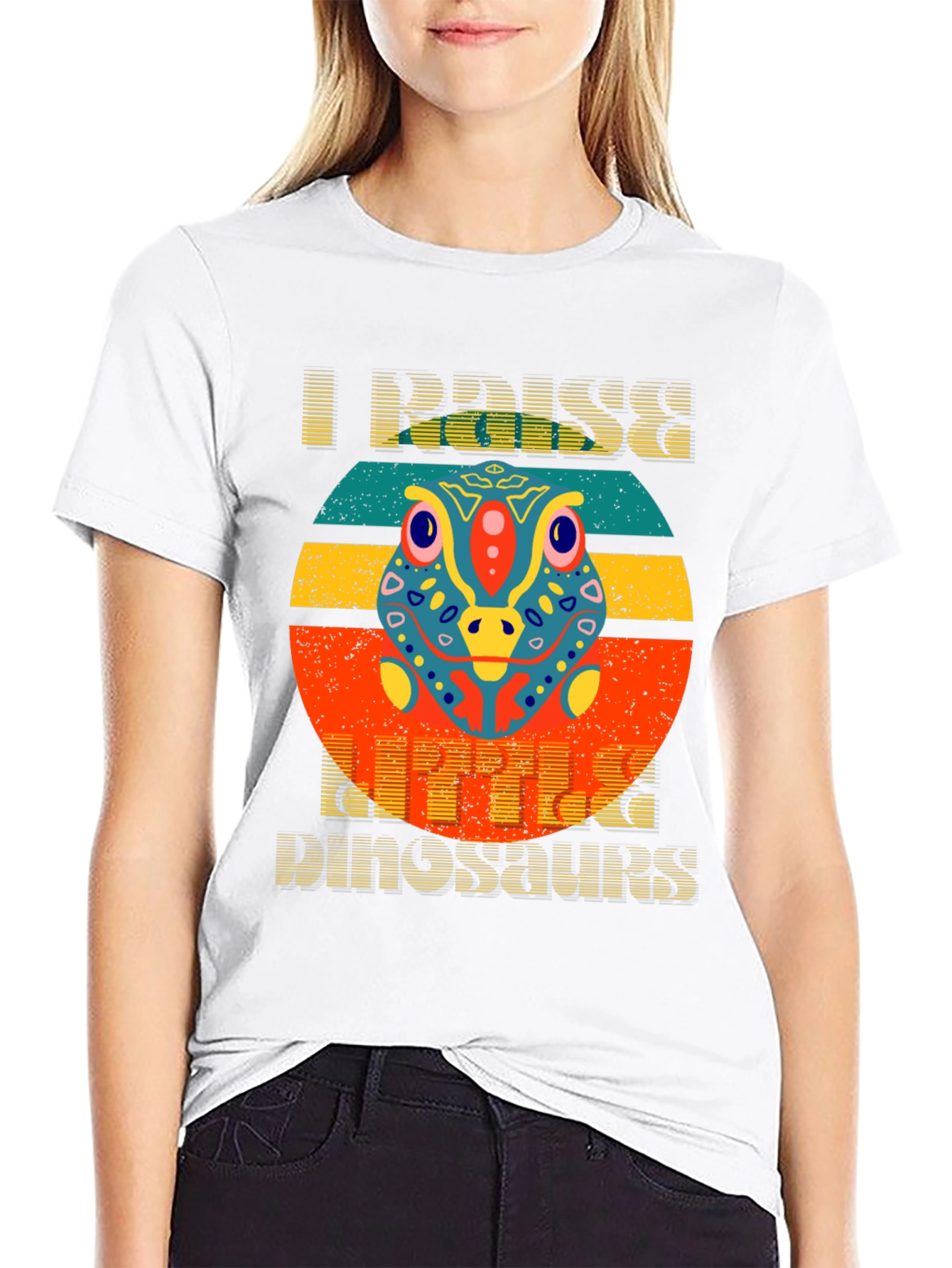 I Raise Little Dinosaurs Graphic T-Shirt