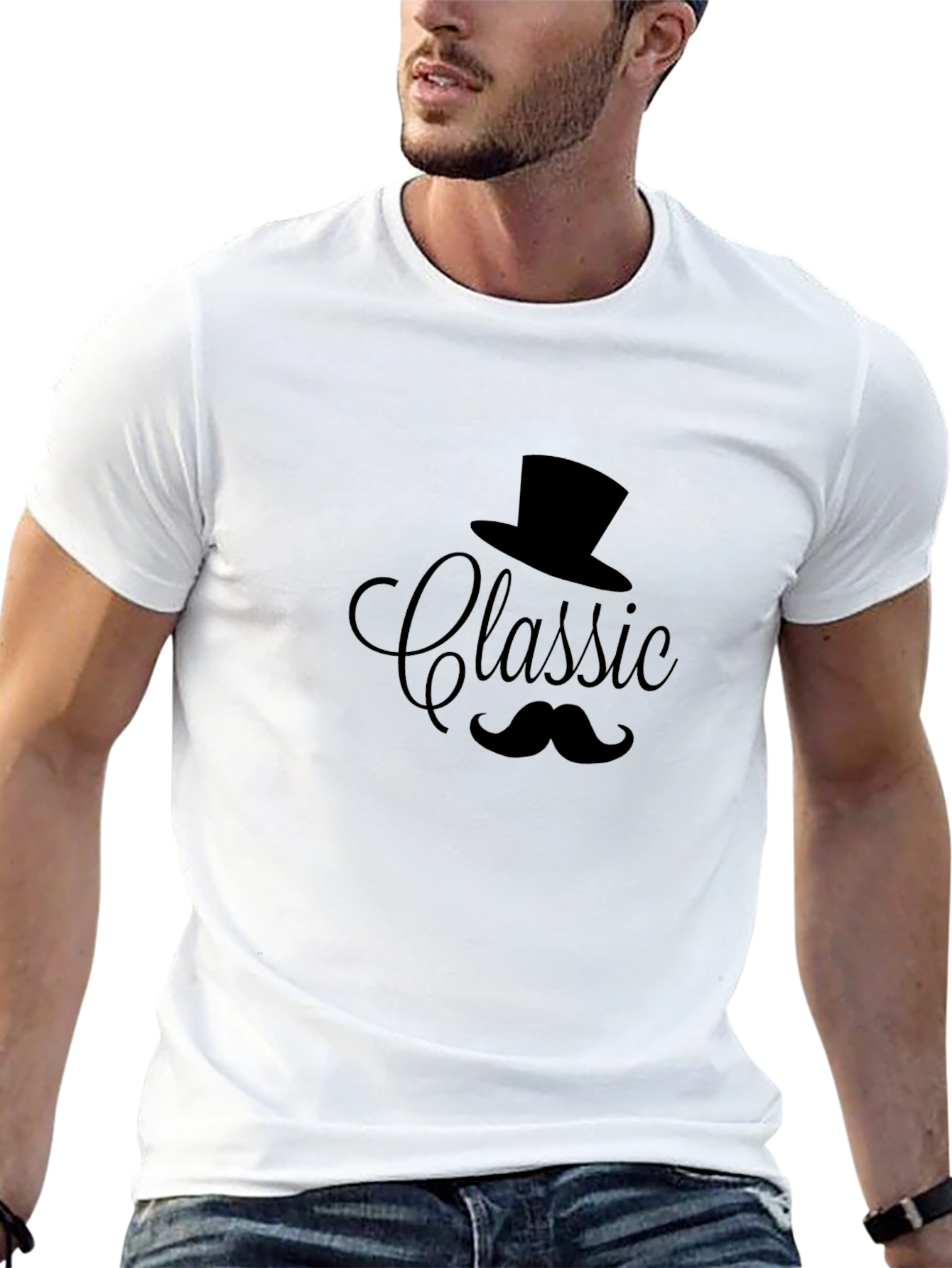 Classic Gentleman Tee - Stylish Design