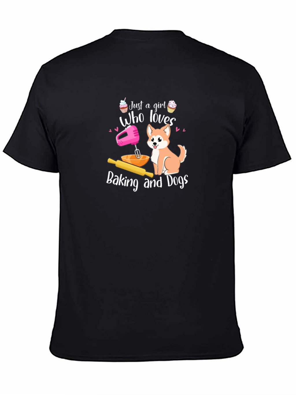 Baking and Dogs T-Shirt Gift For Her