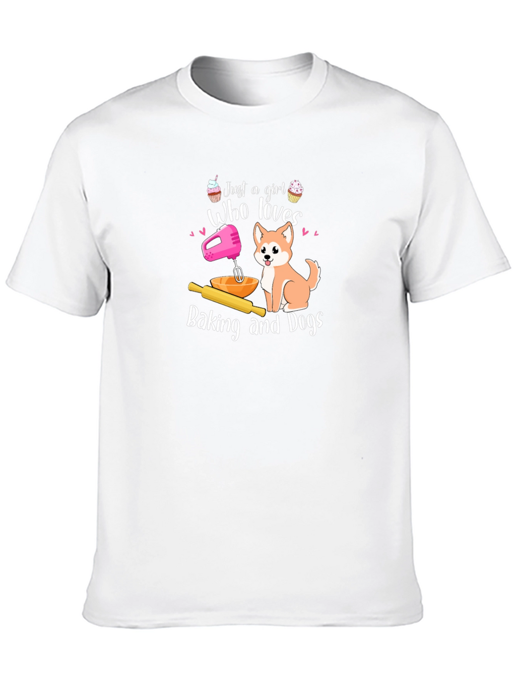 Baking and Dogs T-Shirt Gift For Her
