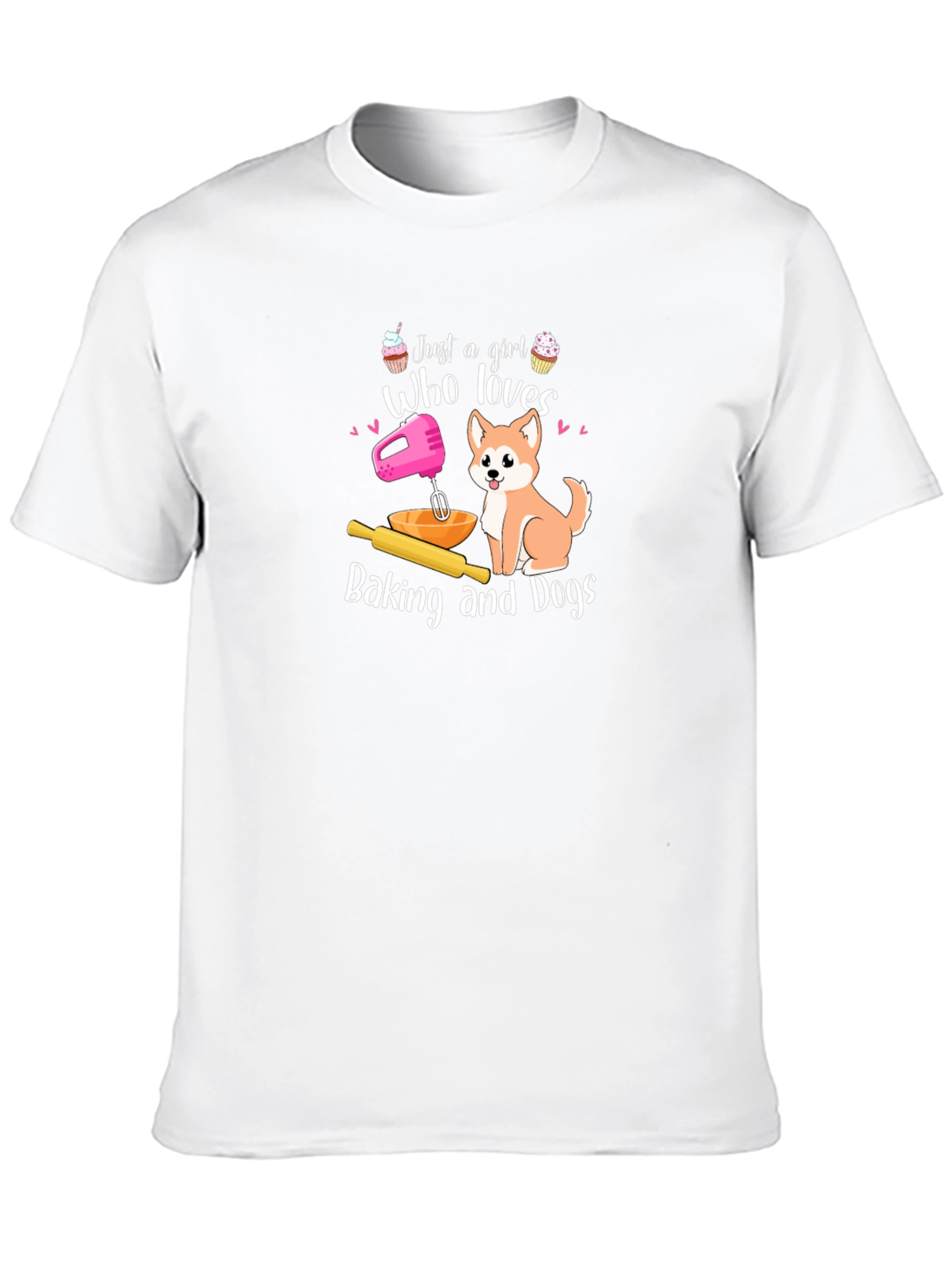Baking and Dogs T-Shirt Gift For Her