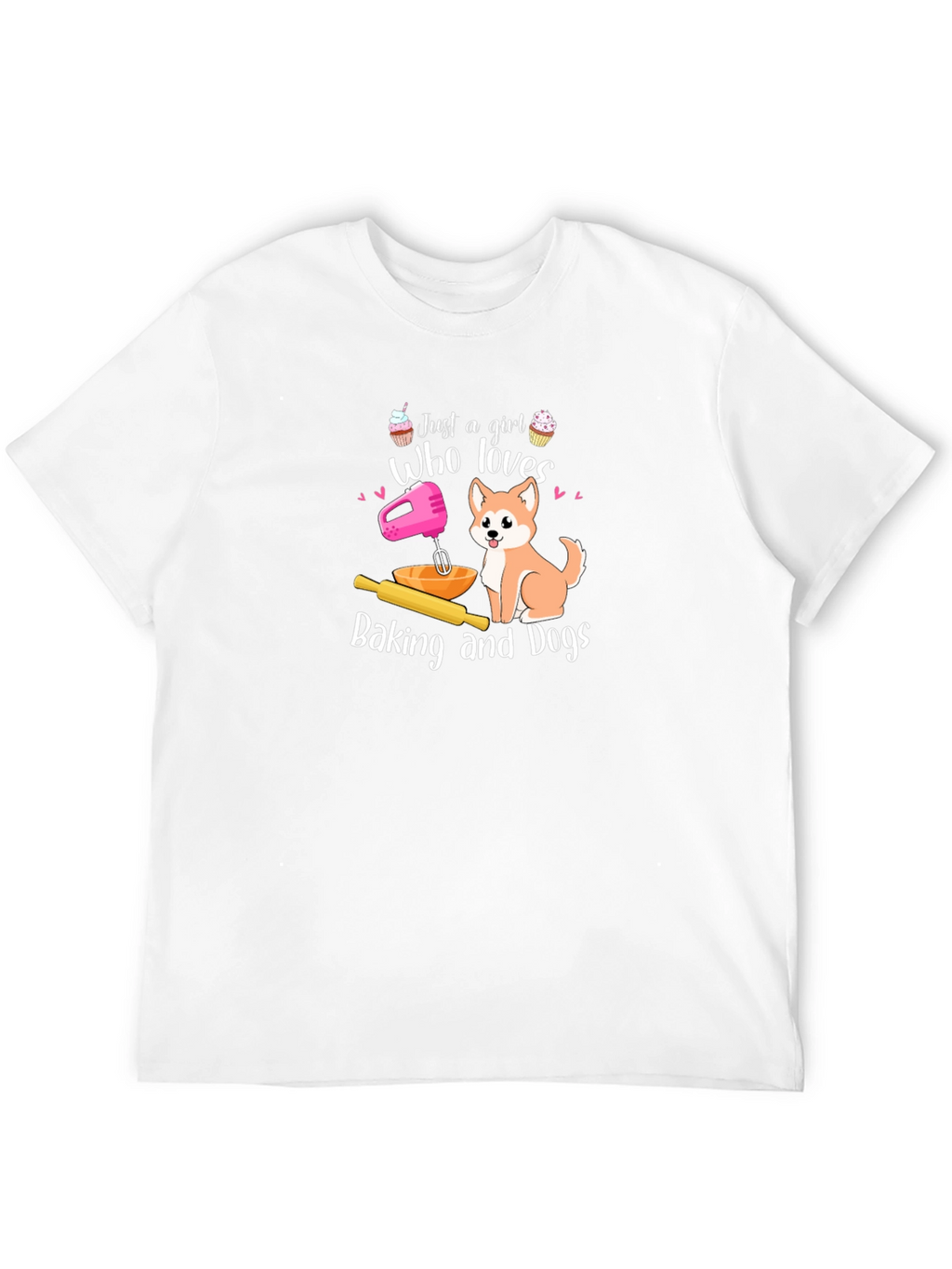 Baking and Dogs T-Shirt Gift For Her