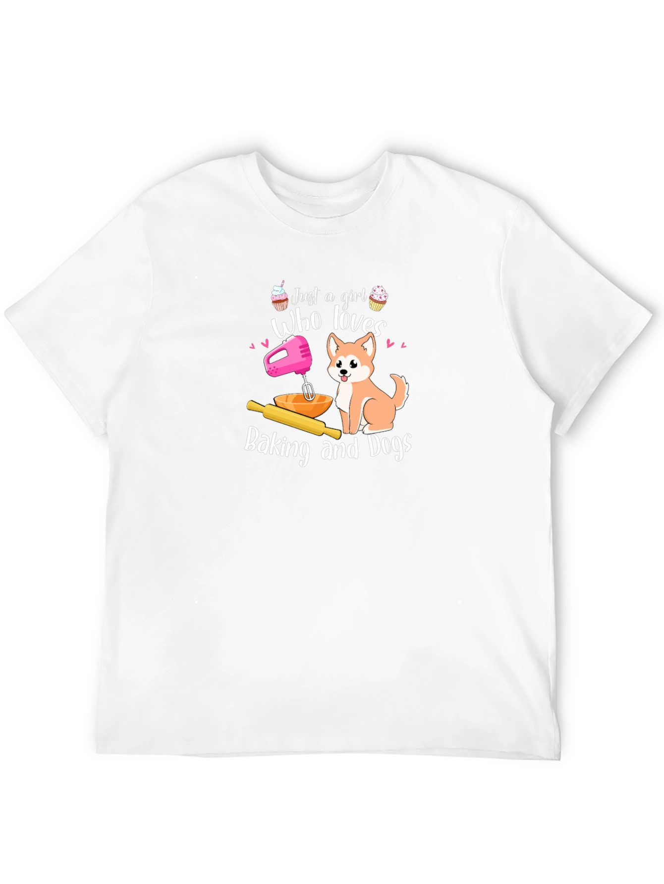 Baking and Dogs T-Shirt Gift For Her