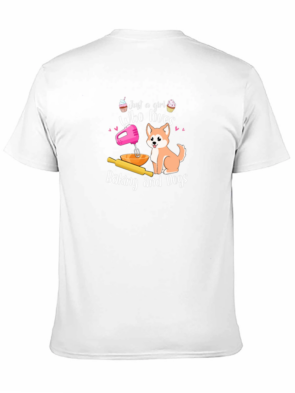Baking and Dogs T-Shirt Gift For Her